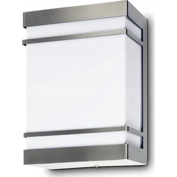 Nástěnné svítidlo Zahradní nástěnné svítidlo Kwazar Luminaire bílé, stříbrné E27 15 W