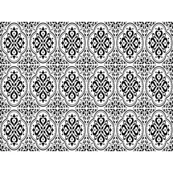 Obklad Voděodolné samolepky na obklady do kuchyně a koupelny, černo-bílé