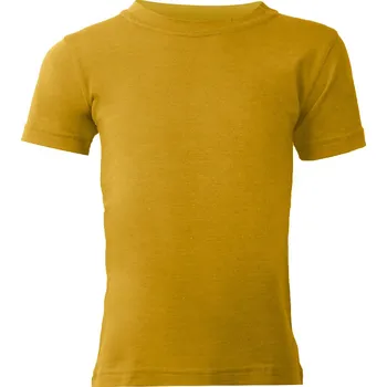 TONY dětské merino triko - Hořčicové 2424 / 100 / Hořčicové