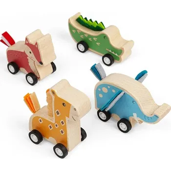 Dřevěná hračka Bigjigs Toys Natahovací zvířátko 1 ks