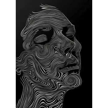 Plakát Plakát Rysy a Obrysy bez rámu 29,7 x 42 cm