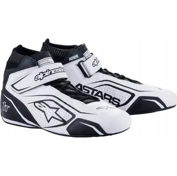 Moto oblečení Boty Alpinestars Tech 1-T V3 s homologací FIA, bílo-černé, velikost 43,5
