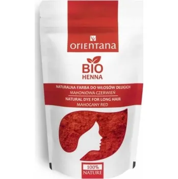 Barva na vlasy Orientana Bio Henna Mahagonová Červeň 100 g henna na vlasy