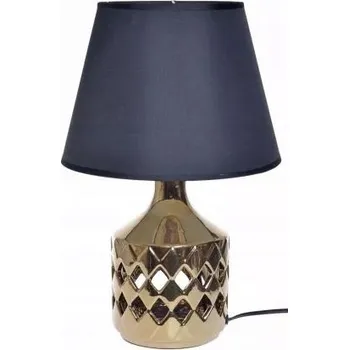 Lampička LAMPA ŠACHOVNICE ZLATÁ 37 cm