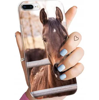 Pouzdro na mobilní telefon Zadní Kryt Hello Case pro Apple iPhone 7iPhone 7 PLUS / 8 PLUS hnědý