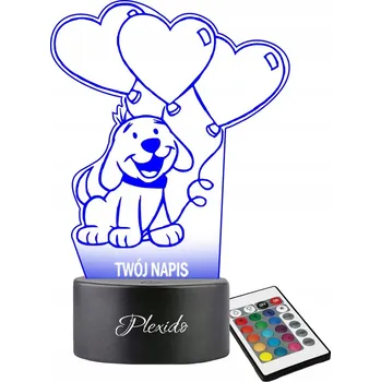 Lampička Noční lampa Plexido vícebarevná