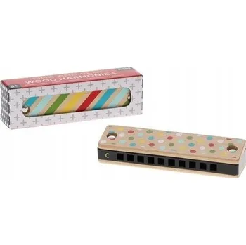 Dřevěná hračka Harmonika Petit Collage dřevěná