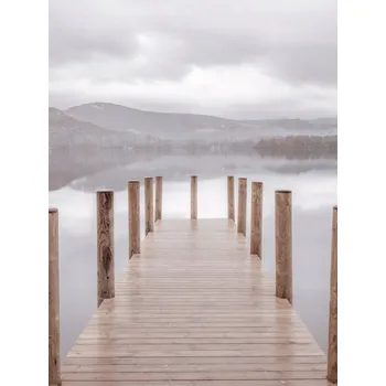Obraz Plakát Molo u Derwentwateru bez rámu 60 x 80 cm