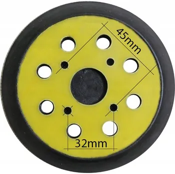 Brusný kotouč Talíř pro excentrickou brusku se suchým zipem 125 mm