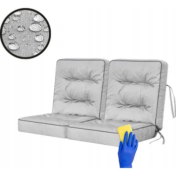 Podsedák Zahradní Polštář, polštář na zahradní křeslo, sada 2 podušek 120x100cm