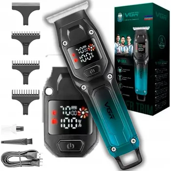 BEZDRÁTOVÝ STŘÍHACÍ STROJEK NA VLASY HOLENÍ VOUSŮ BARBER HOLICÍ STROJEK