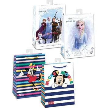 Deštník Taška dárková Frozen 2 / Minnie / Mickey Mouse 23x32cm papírová 4 druhy