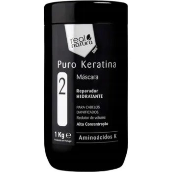 Pleťová maska Real Natura Puro Keratina Mask 2 Regenerační Maska Čistý Keratin 1 kg