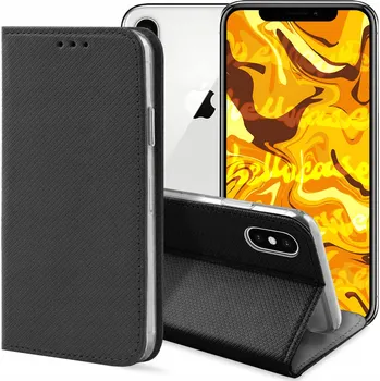 Pouzdro na mobilní telefon Flipové pouzdro Hello Case pro Apple iPhone X, iPhone XS černé