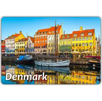 Obraz DÁNSKO - Kodaň - kanál Nyhavn - Dánsko - Magnet na lednici