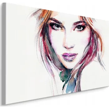 Obraz Obraz portrét ženy AKVAREL dekorace 30x20