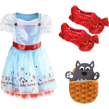 Karnevalový kostým KOSTÝM DOROTKA ČARODĚJ ZE ZEMĚ OZ LICENČNÍ POHÁDKA VELIKOST 116