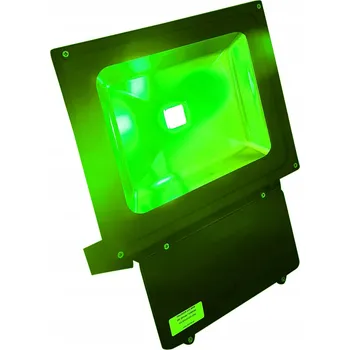 Halogenový LED reflektor 80W 520nm 525nm ZELENÝ 230V IP65 vodotěsný
