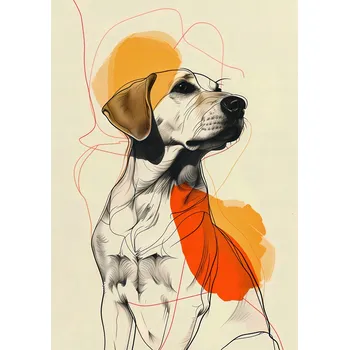 Plakát Plakát Náčrt Psí Důstojnosti bez rámu 29,7 x 42 cm