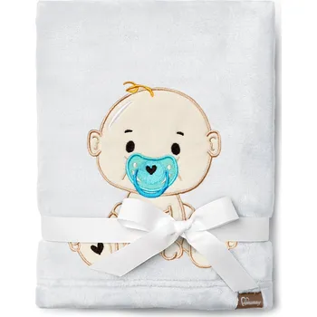 Dětská deka Be Mammy Dětská deka s 3D motivem Mazlíček dárek svátky 76x102 BE-168