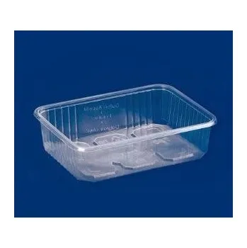 Jednorázové nádobí Vanička hranatá tranparentní 1200ml / 450ks