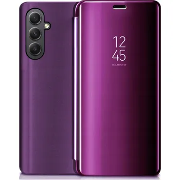 Pouzdro na mobilní telefon Flipové pouzdro BBE CASE pro Samsung Galaxy A34 5G fialové
