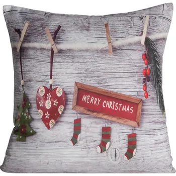 Povlak na polštářek Vánoční ozdobný povlak na polštář 40x40 Eurofirany LEYLA