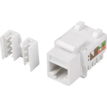 Patch panel LANBERG KEYSTONE MODULE RJ45->LSA CAT.6 UTP 90° KSU6-1090