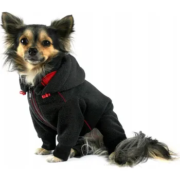 Obleček pro psa Fleecová kombinéza s kapucí pro psa POLOV 3XL - Shetlandský ovčák, Kolie, Boxer
