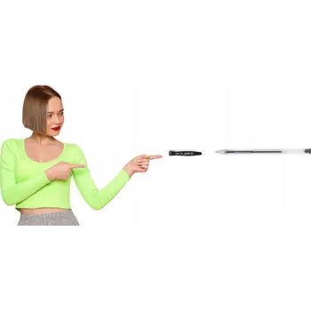 Gelová propiska černé D.rect