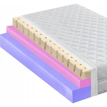 Matrace 140X200 TVRDÁ HYPOALERGENNÍ MATRACE H4 H5 LATEXOVÁ PĚNA HR 11 CM