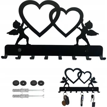 Věšák Šatní ramínko kovový JDC černý