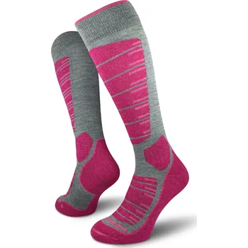 Pánské ponožky Northman Lyžařské kompresní ponožky Avalanche Merino Velikost: 42-44 Růžové