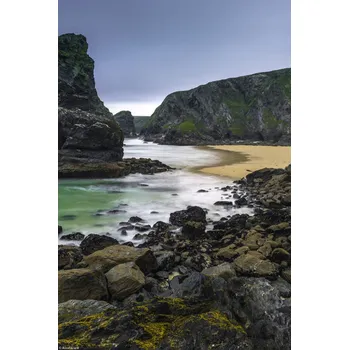 Obraz Plakát Bedruthan Steps, pláž Cornwall, bez rámu, 20 x 30 cm
