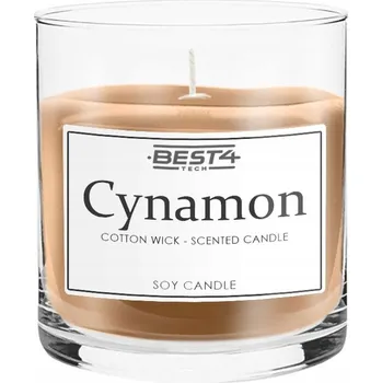 Svíčka Sójová vonná svíčka Best4Tech - Skořice