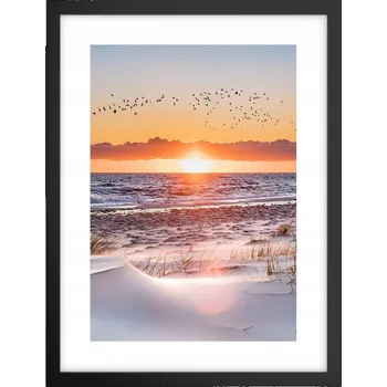 Obraz Obraz plakát v černém rámu do obýváku 30x40 krajina plakáty na zeď