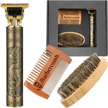 DÁRKOVÁ SADA PRO MUŽE Vousáče: Zastřihovač, Hřeben, Kartáč pro Něj