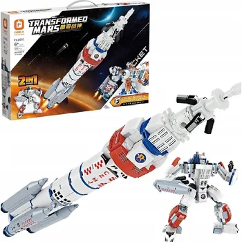 ostatní stavebnice Loď Kosmická Loď Stavebnice Transformed Mars 2 v 1