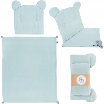 Povlečení SADA POVLEČENÍ MUŠELÍNOVÁ PRO MIMINKA DO POSTÝLKY