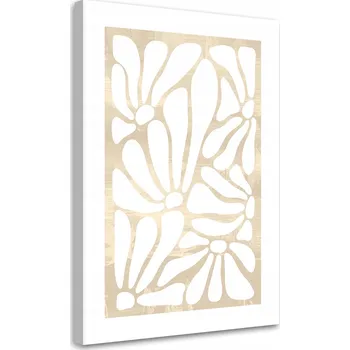 Obraz OBRAZ DO LOŽNICE Květinový vzor NA PLÁTNĚ 40x60