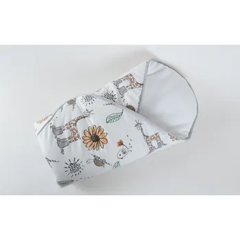 Zavinovačka Rychlozavinovačka z dutého vlákna - žirafa v botkách/bílý fleece