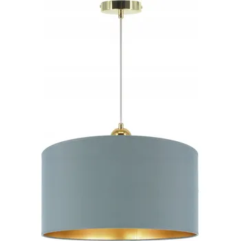 Moderní závěsné stropní svítidlo šedé stínidlo 35cm, obývací pokoj, LED