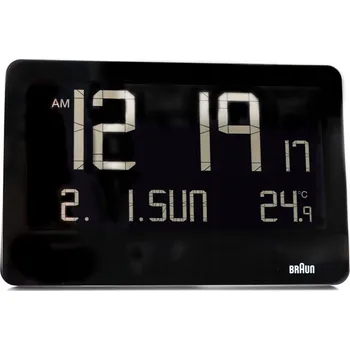 Budík Budík Braun černý, 26,1 cm