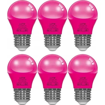 Žárovka Barevná LED žárovka 6 ks E27 barevná Sada PARTY