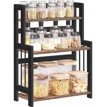 Stojan na koření Songmics OFS047B01 dřevěný