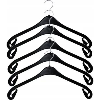 Věšák Šatní ramínko kovový Fabryka Wieszaków Polwo černý