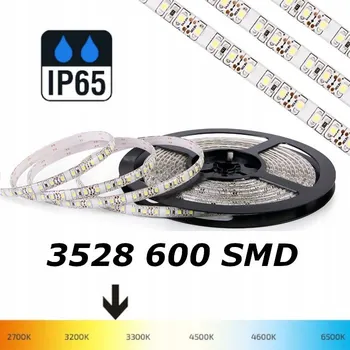 LED osvětlení LED pásek 5050 300 IP65 VODĚODOLNÝ BÍLÁ NEUTRÁLNÍ