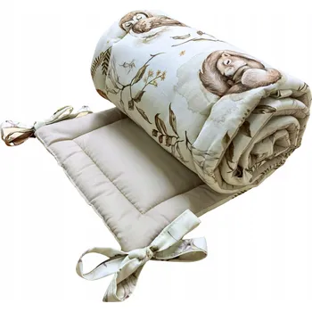 Prostěradlo Chránič do postýlky Sroka Białoboka 155 cm x 30 cm