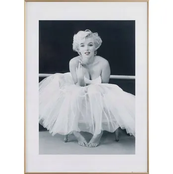 Obraz Rám A4 21x29,7 cm zlatý hliník - Foto rámeček na fotografie, plakáty A4