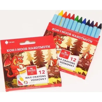 Pastelka Voskové Pastelky Koh-I-Noor 12 ks